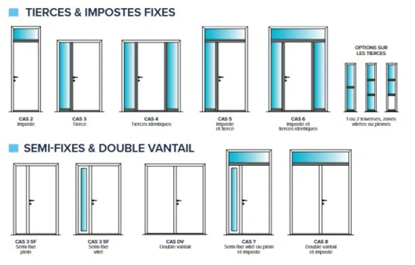 Fabricant et installateur porte d'entrée vitrée